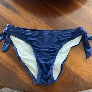 MAUI WEAR Navy BLUE BIKINI Swim BOTTOM * High Cut Legs ~ Full Coverage Back * S